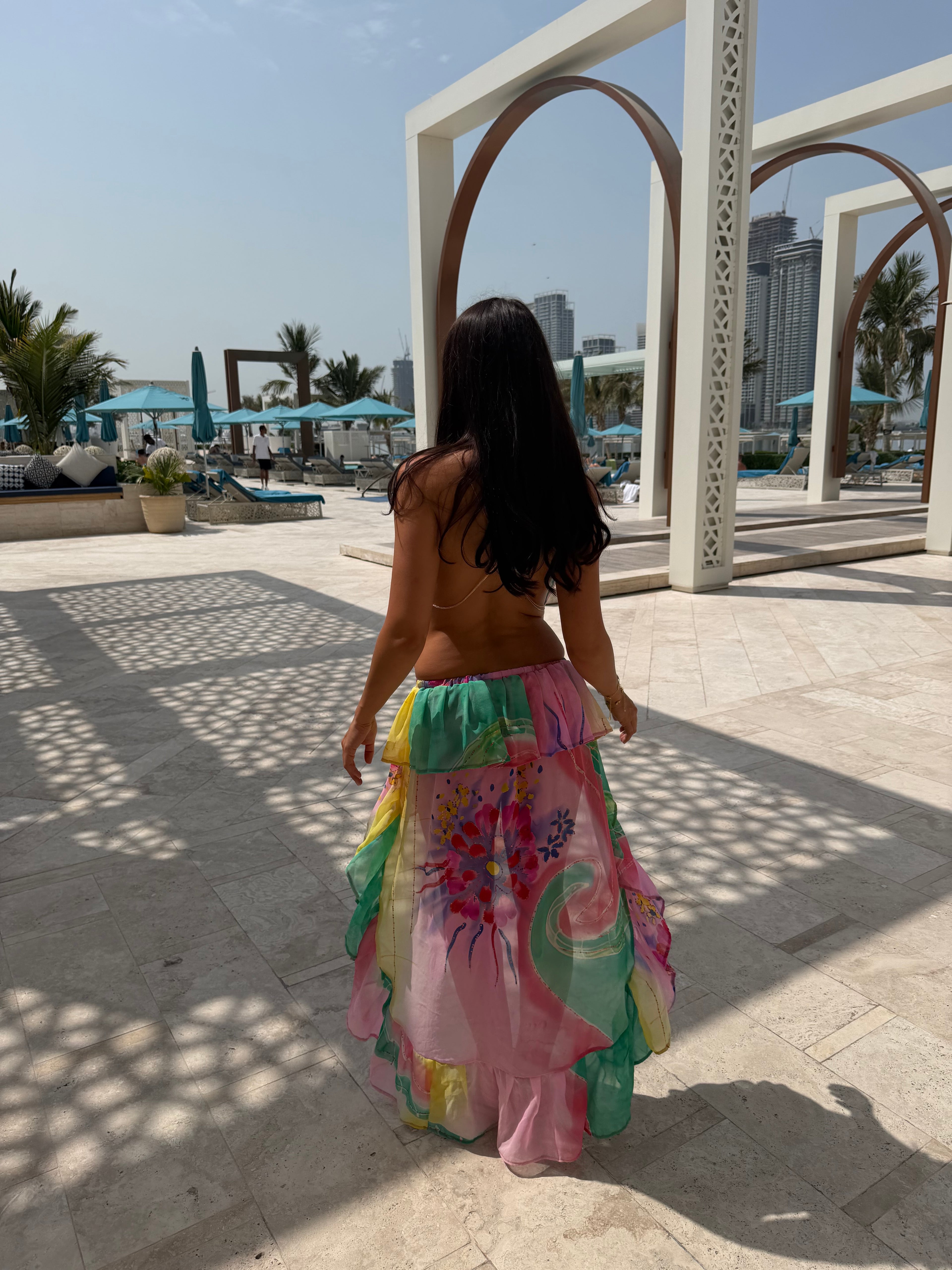 Dolly Chain Top - Blushing Petal