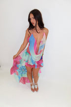 Dolly Skirt - Pink & Blue