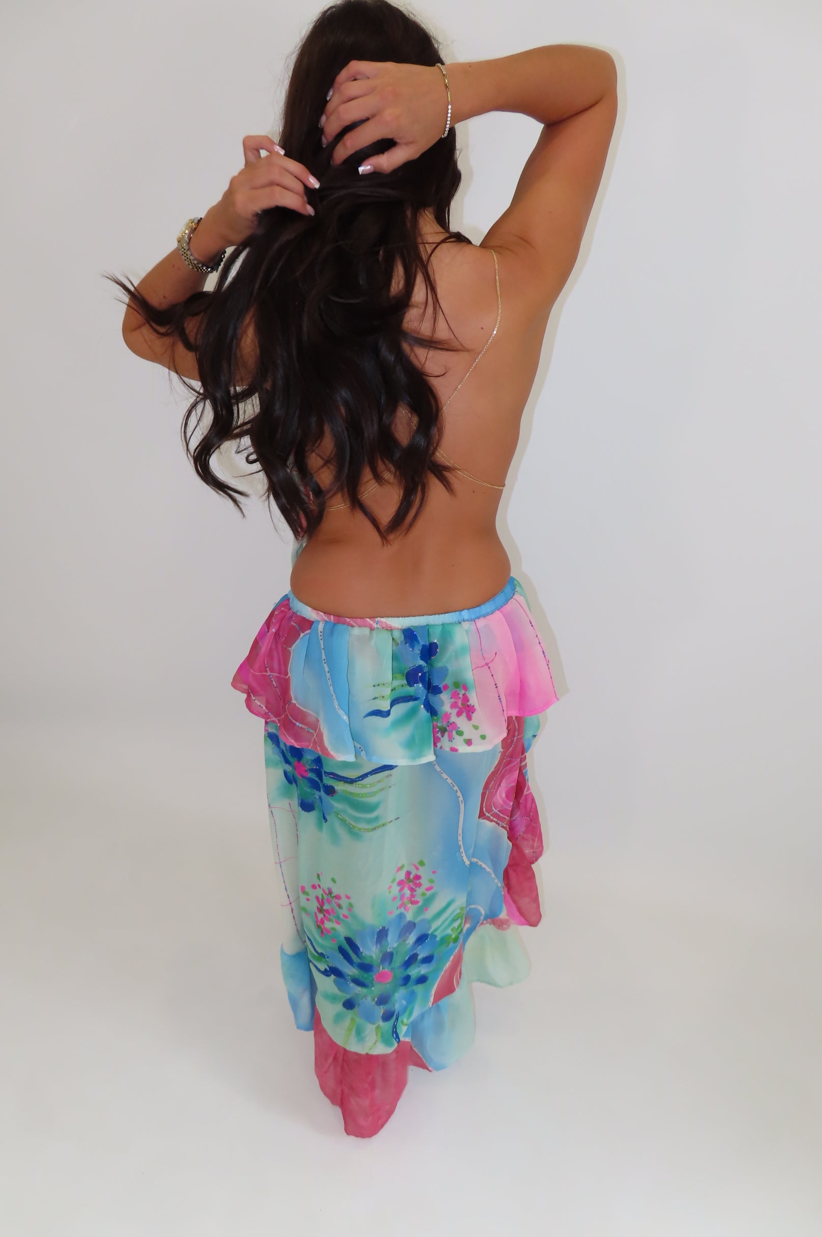 Dolly Skirt - Pink & Blue