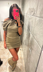 Georgie Mini Dress - Teddy image 1