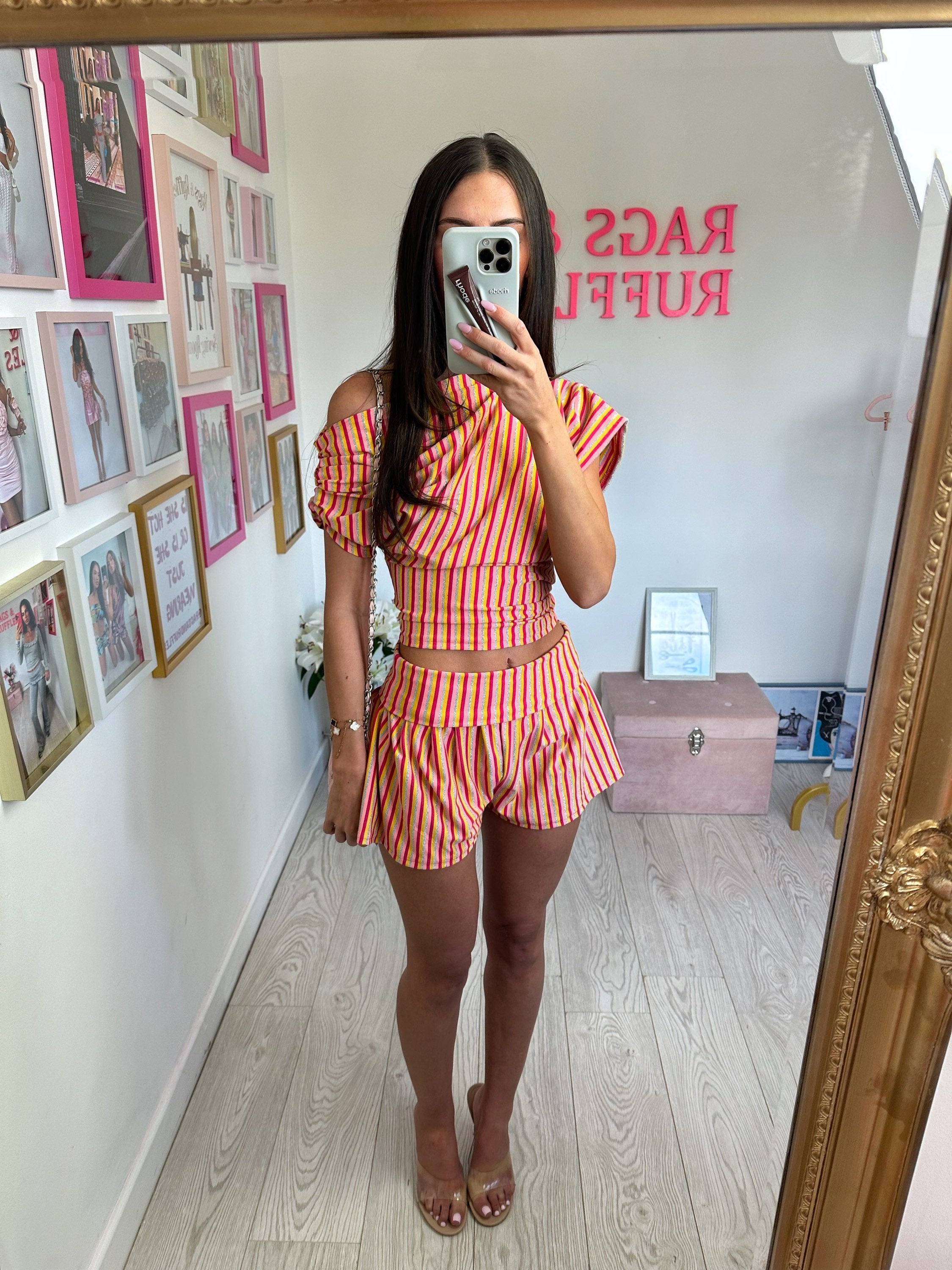 Georgie Shorts Set - Stripe (All Colours) image 0