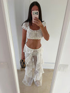 Cleo Trousers - White