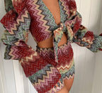 Missoni Ruffle Sleeve Top image 0