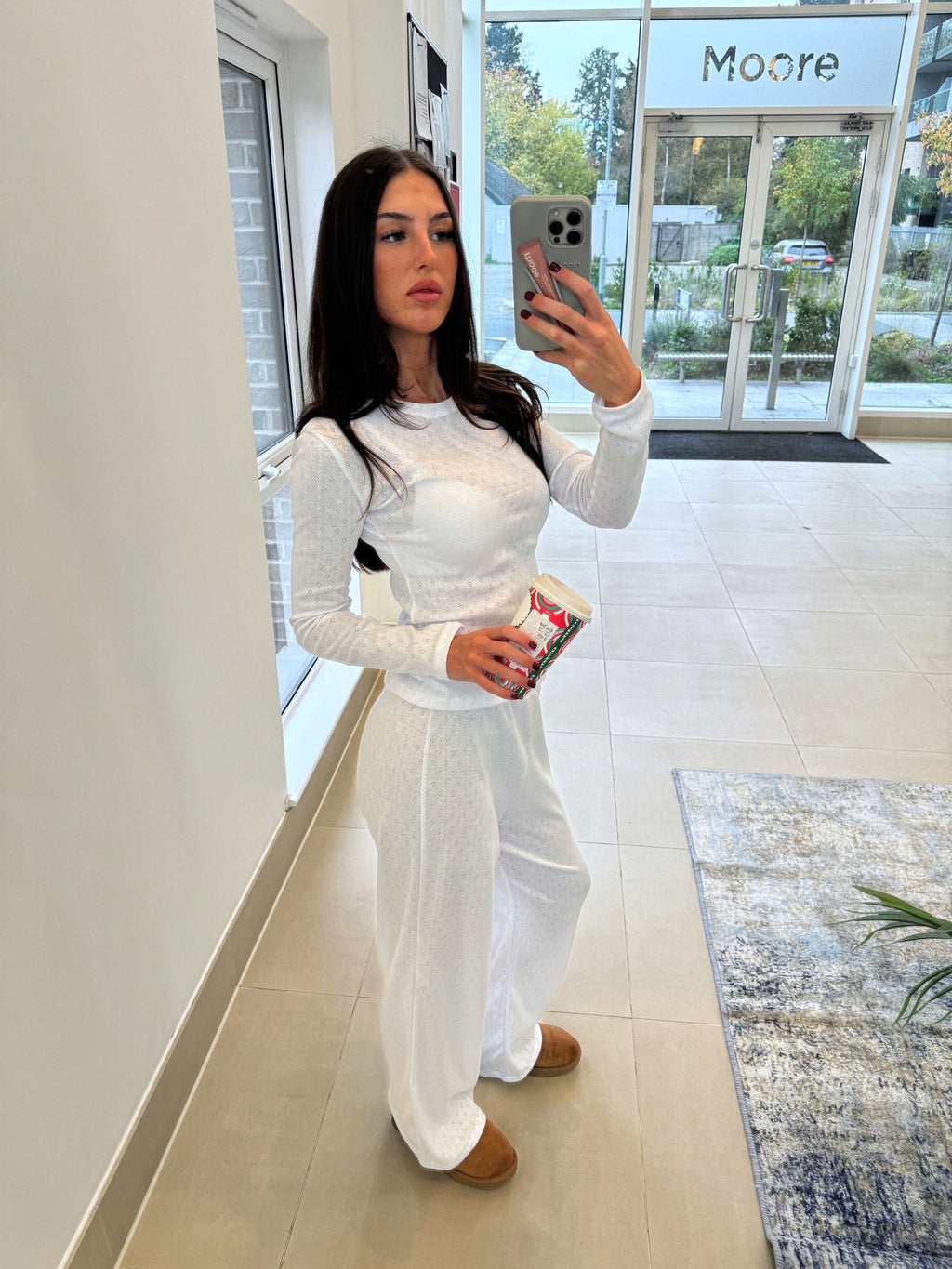 Pointelle Long Sleeve image 2
