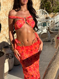 Sunset Kiss Maxi Skirt image 0
