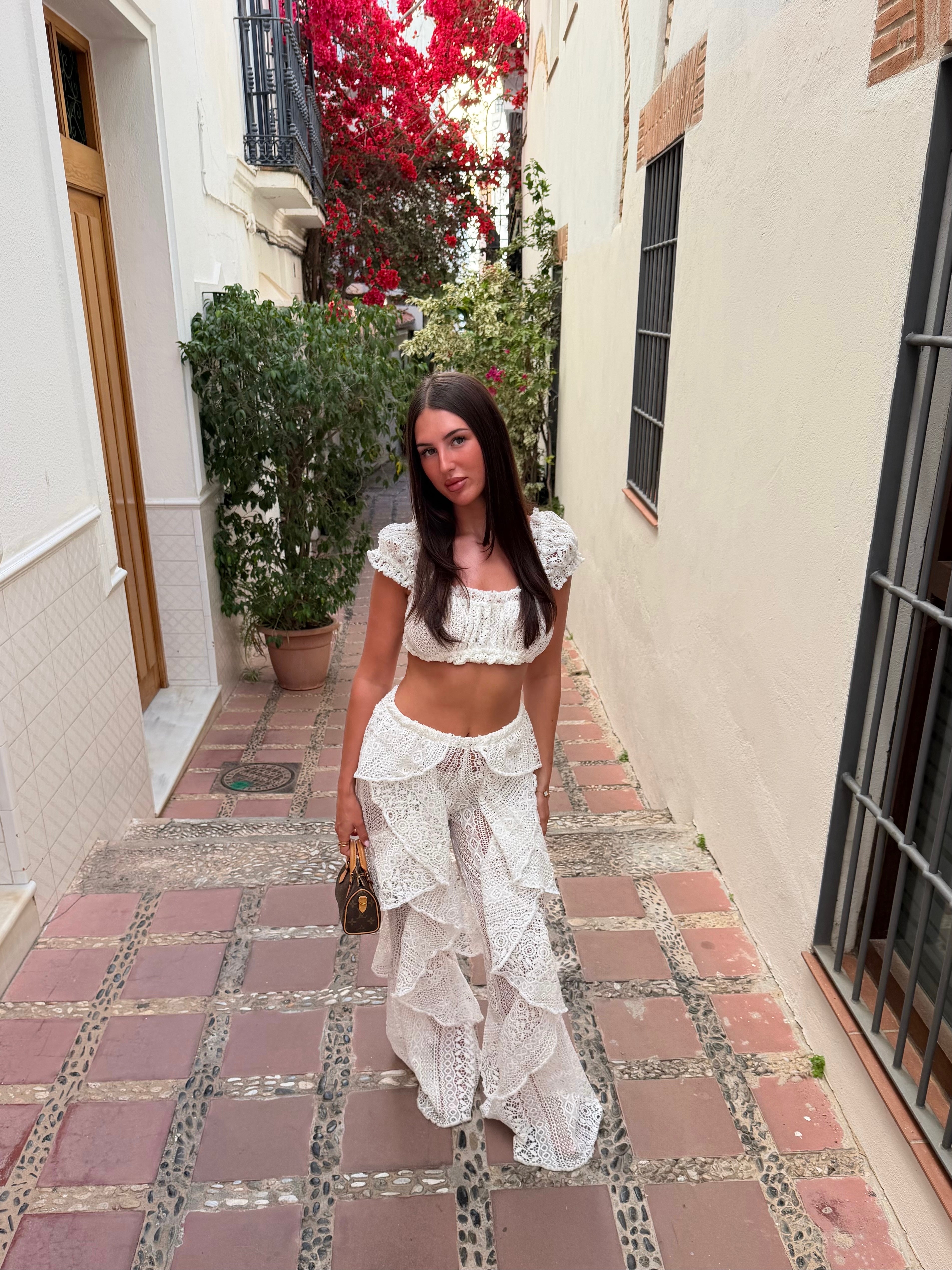 Cleo Trousers - White