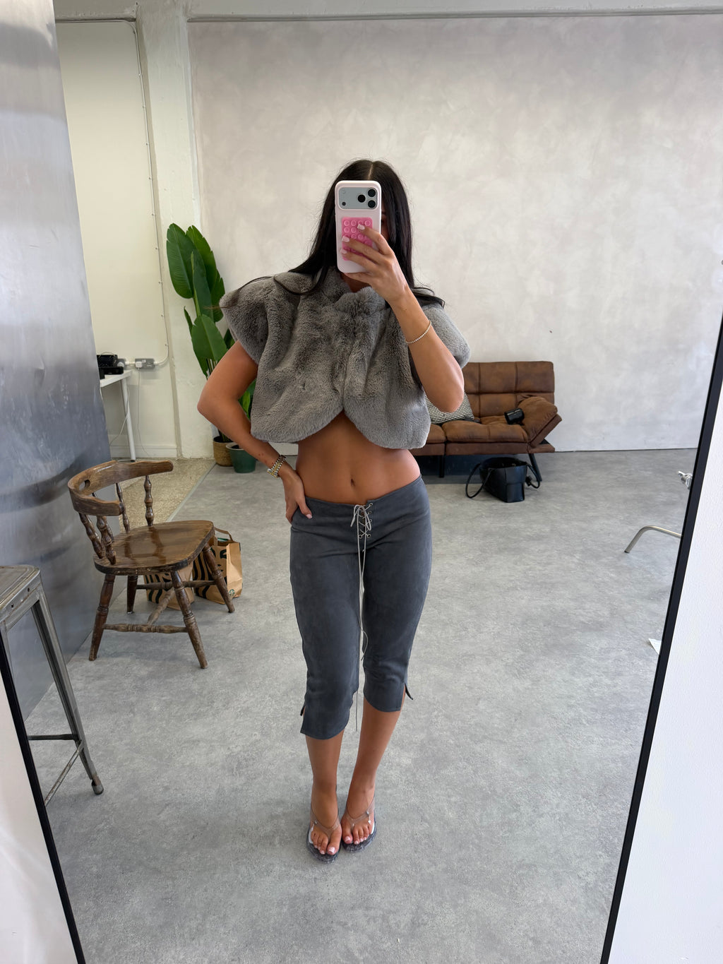 Fur Top - Mink