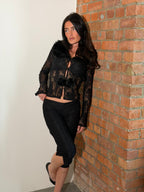 Lace Top - Midnight