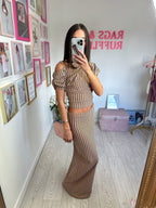 Georgie Maxi Skirt Set - Stripe (All Colours) image 0