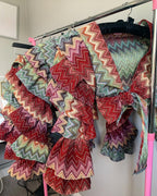 Missoni Ruffle Sleeve Top image 3