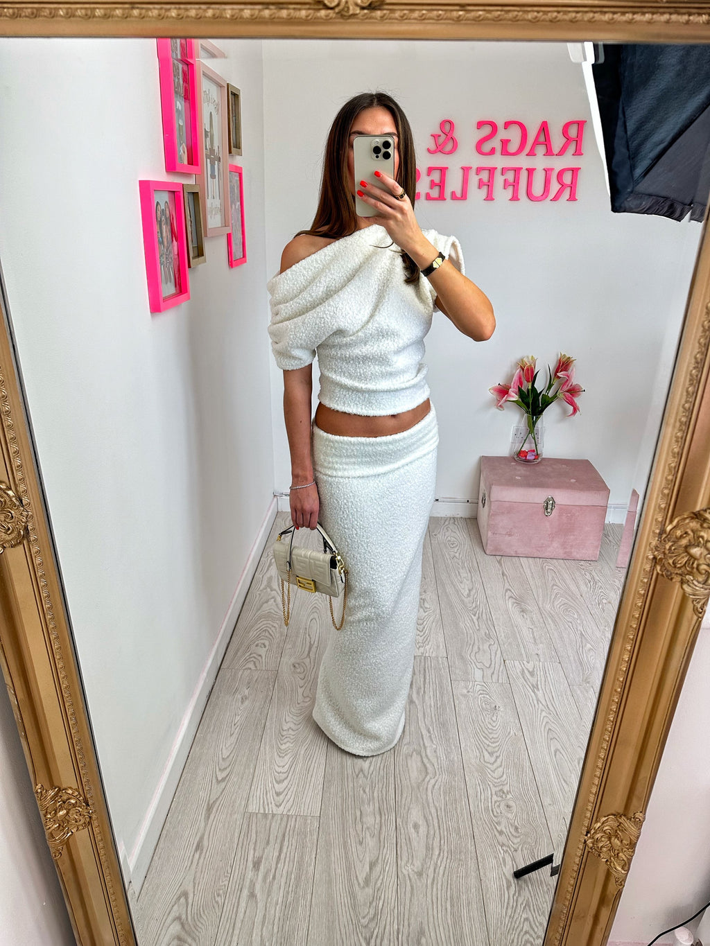 Georgie Maxi Skirt Set - Teddy image 0