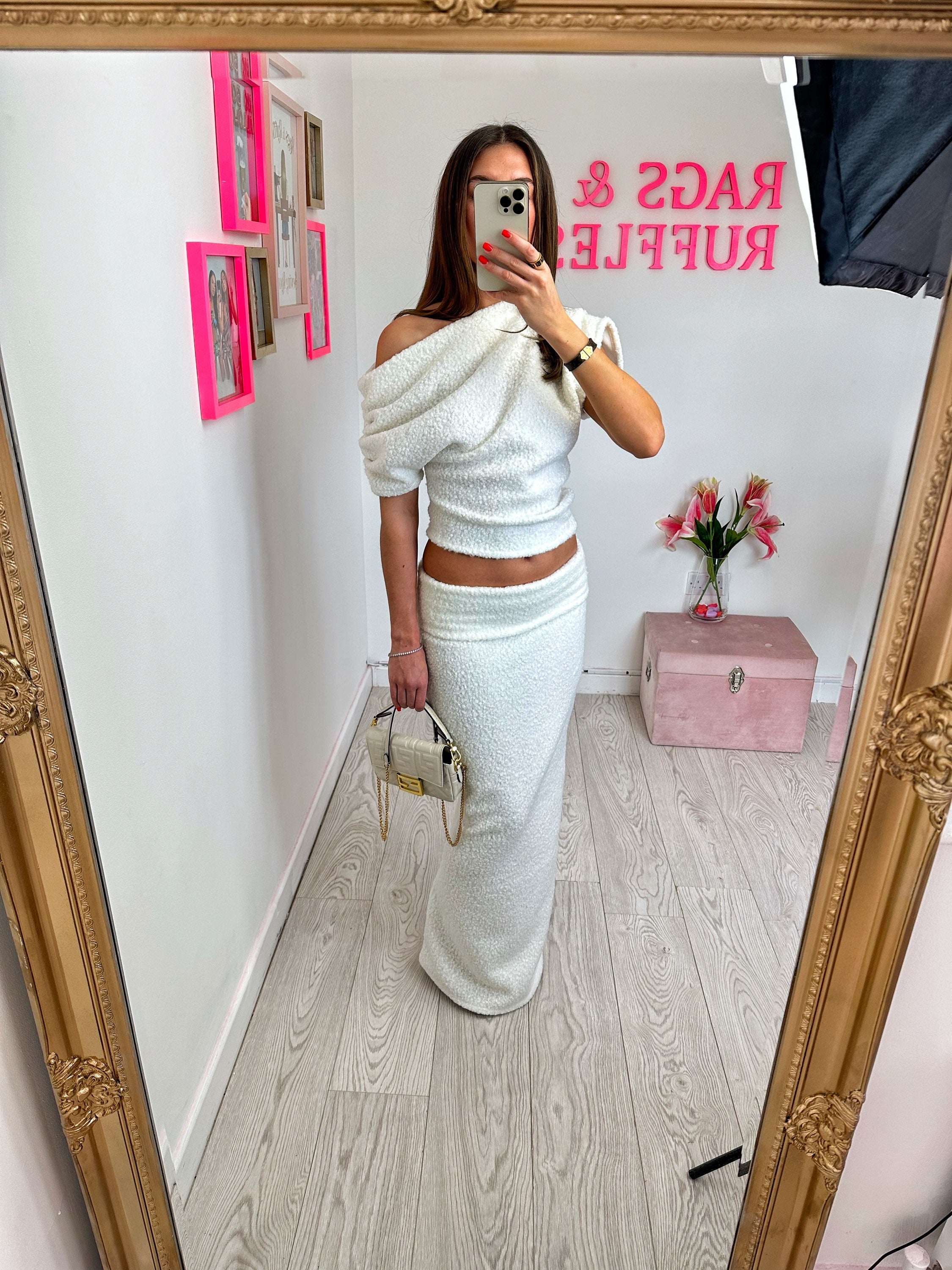 Georgie Maxi Skirt Set - Teddy image 0